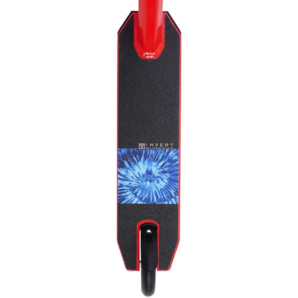 Invert Supreme Mini 1-4-8 Scooter Complete Red Blue Griptape