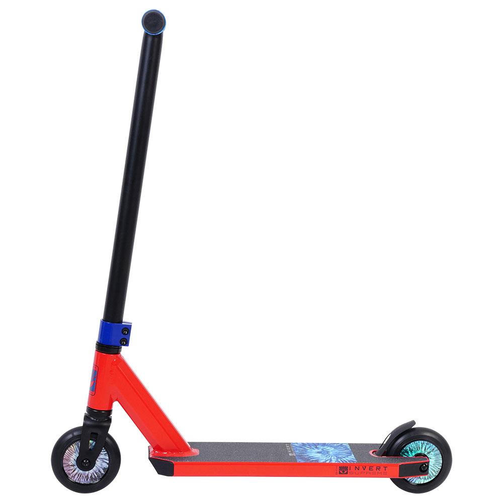 Invert Supreme Mini 1-4-8 Scooter Complete Red Blue Side