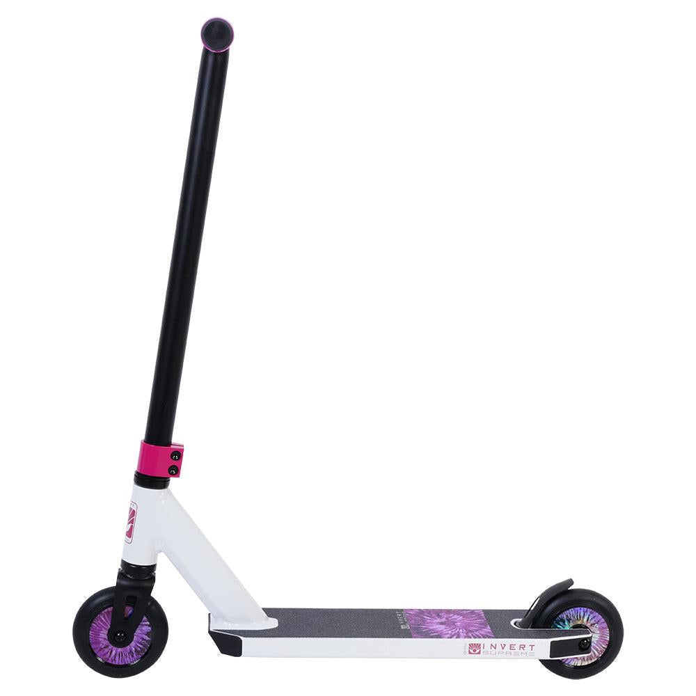 Invert Supreme Mini 1-4-8 Scooter Complete White Pink Side