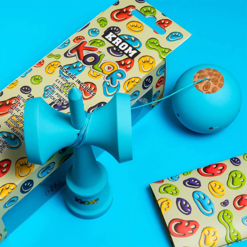 Krom Kolor Kendama Blue With Box