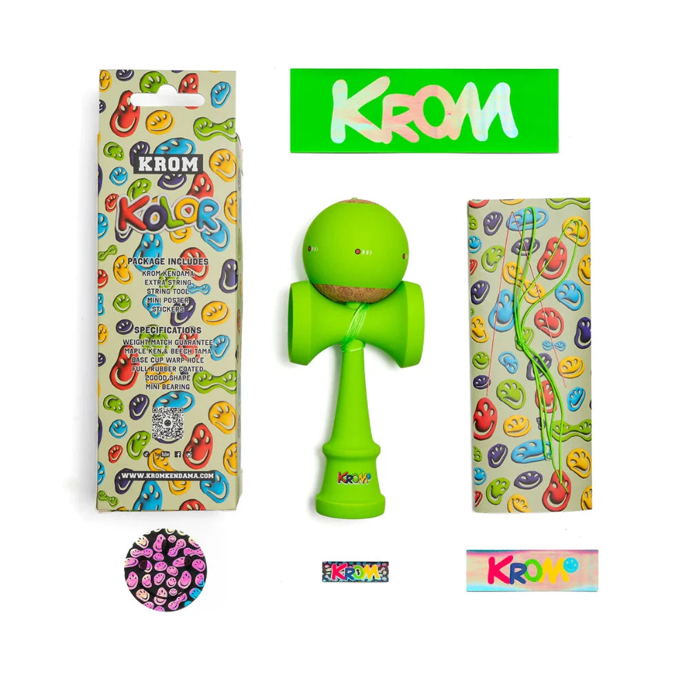 Krom Kolor Kendama Green Package