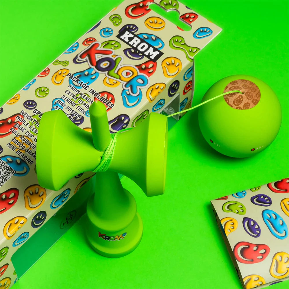 Krom Kolor Kendama Green With Box