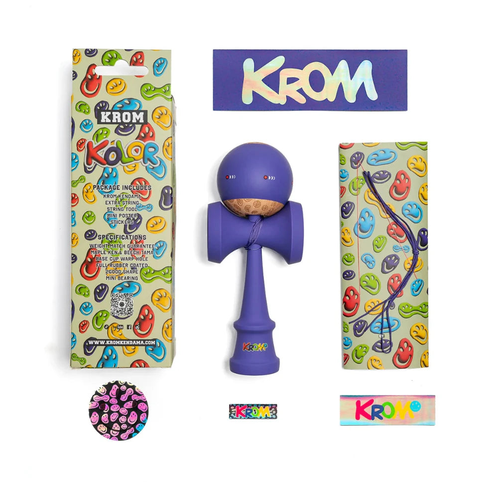 Krom Kolor Kendama Purple Package