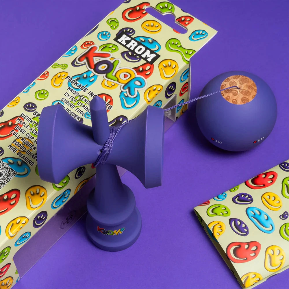 Krom Kolor Kendama Purple With Box