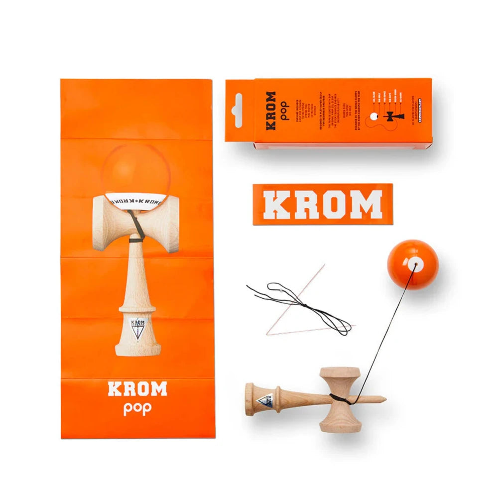 Krom Pop LOL Kendama Orange Package
