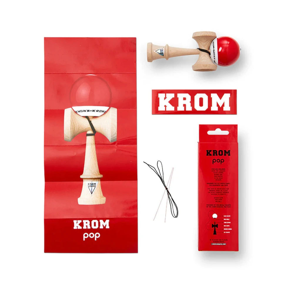 Krom Pop LOL Kendama Red Package