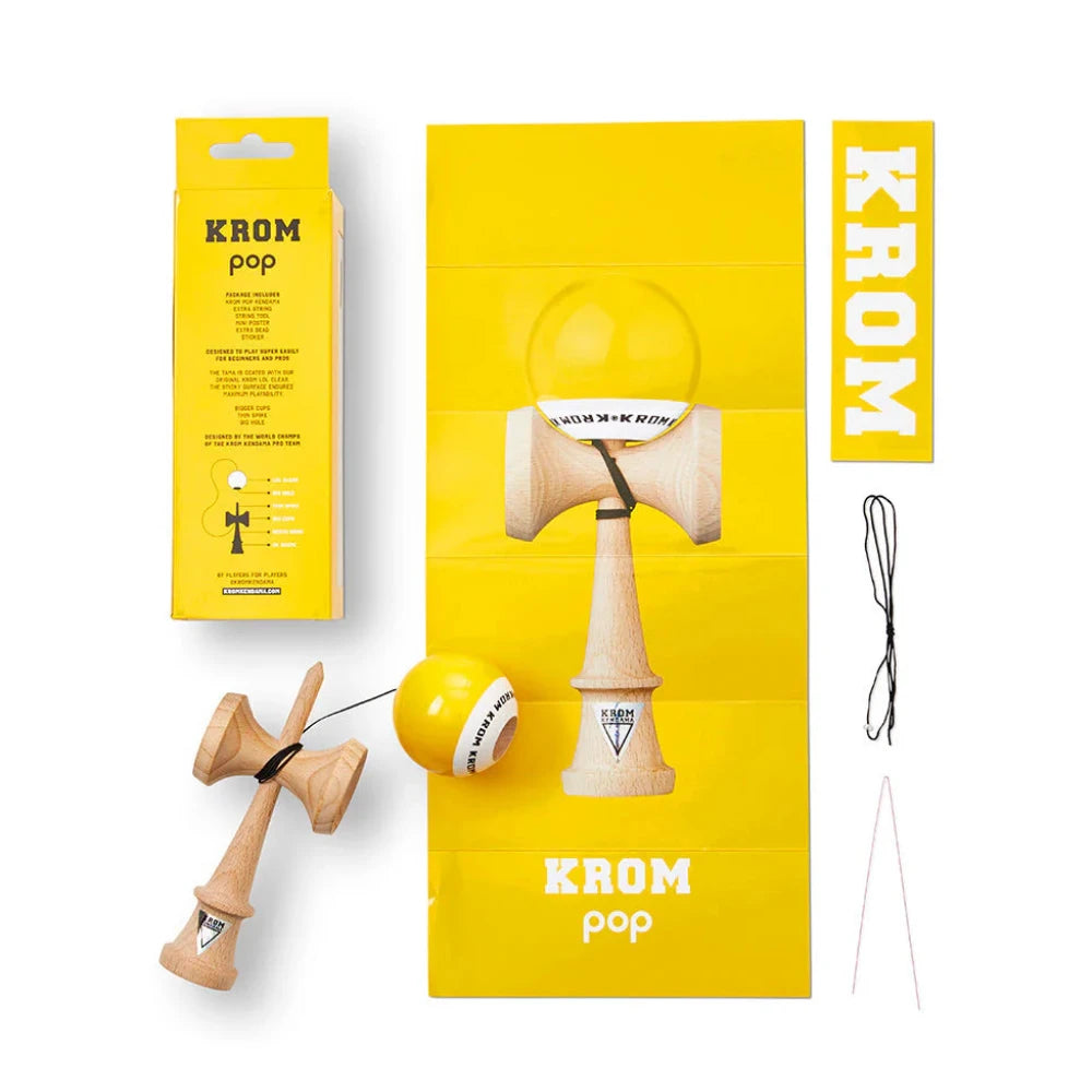 Krom Pop LOL Kendama Yellow Package