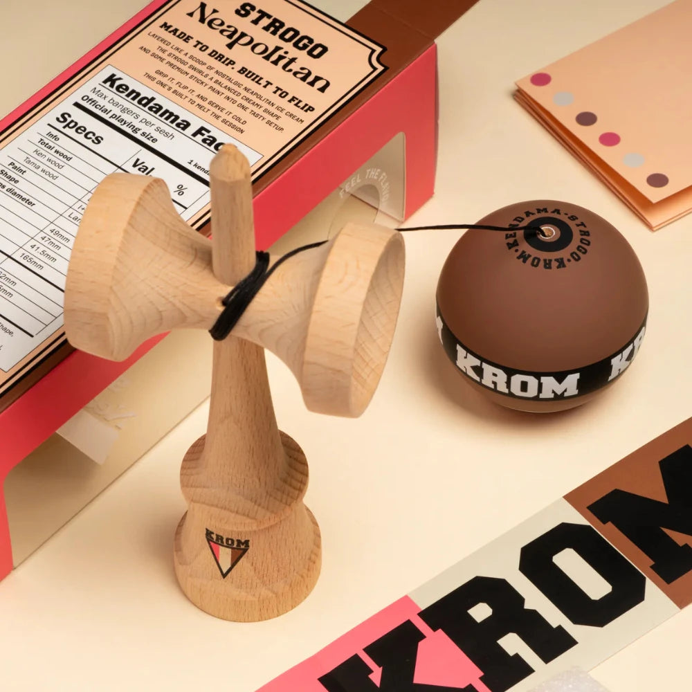Krom Strogo Nea Chocolate Kendama With Box