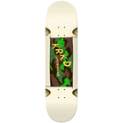 Krooked Kamo (Wheels Wells) White Skateboard Deck