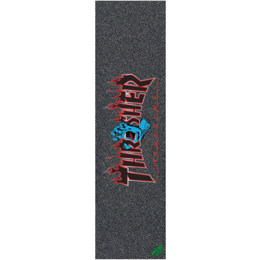 MOB Thrasher X Santa Cruz Screaming Flame Logo Skateboard Griptape