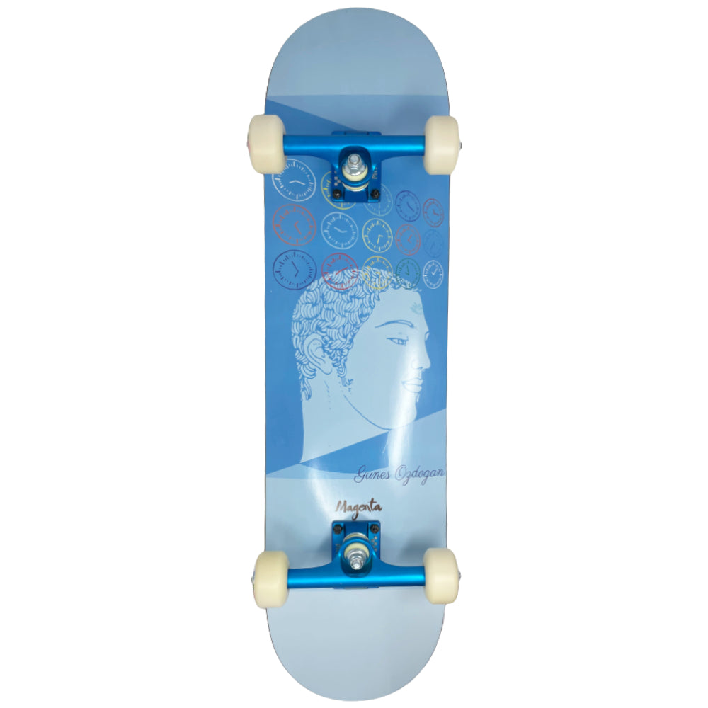 Magenta Ozdogan Sleep 8.125 - Skateboard Custom Blue