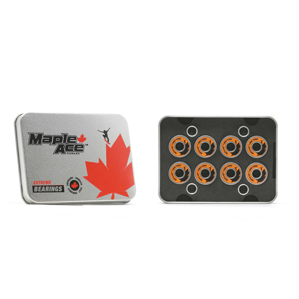 Maple Ace 608-RS TURBO - Skateboard bearings Orange Package