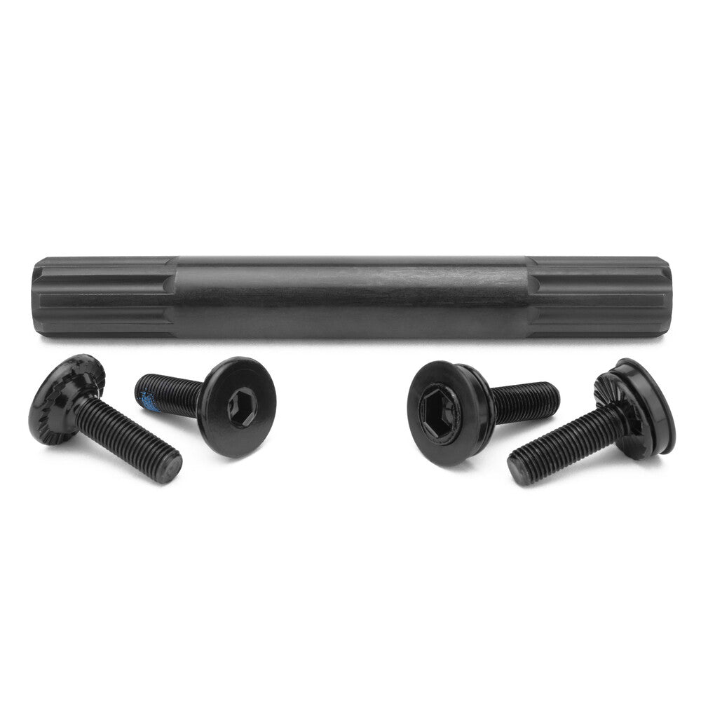 Mission 8 Spline Spindle V3 19mm Black - BMX Hardware