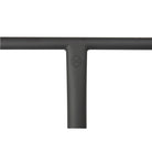 Native Aria Butted Scooter Bars Black Front Logo Close Up