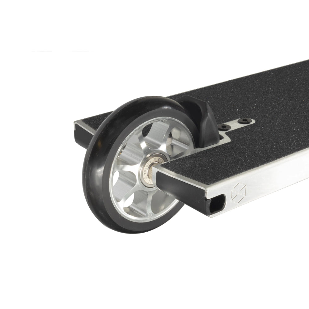 Native Format Raw Pro Street Scooter Complete Back Fender With 110x24mm Wheels