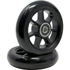Native Profile 2 110mm Scooter Wheels With Super8 Bearings Black Stacked Angle View