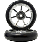 Native Profile 2 110mm Scooter Wheels Raw Stacked Front With SUPER8 Bearings