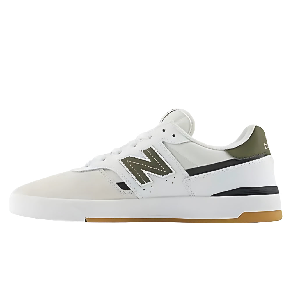 New Balance Numeric 306 Jamie Foy Cup Sole Shoes White Green Inside View