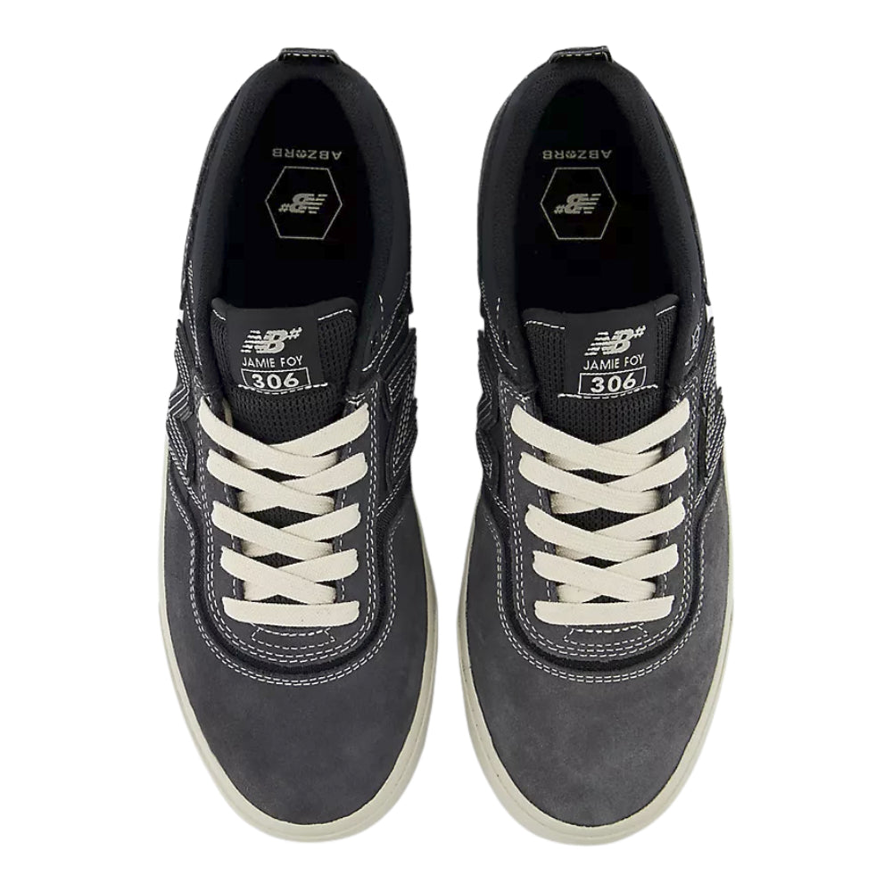 New Balance Numeric 306 Jamie Foy Grey / Beige - Phantom Linen - Shoes Top View