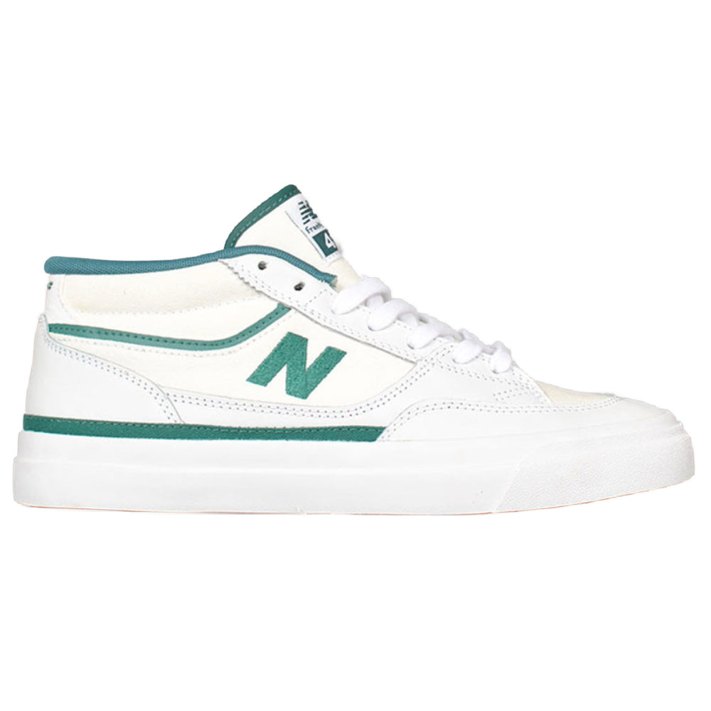New Balance Numeric 417 Franky Villani White With Green Shoe Side Logo
