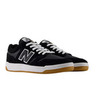 New Balance Numeric 480 Wide Shoes Black / White / Gum Pair View