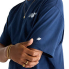 New Balance Numeric Small Logo T-Shirt Navy Blue Side Logo