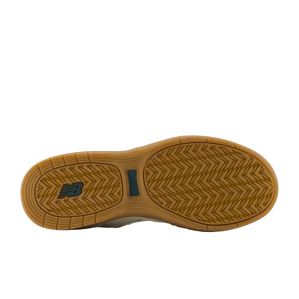 New Balance Numeric Tiago Lemos 808L Shoes Sea Salt White / Medusa Green Cup-sole Outsole