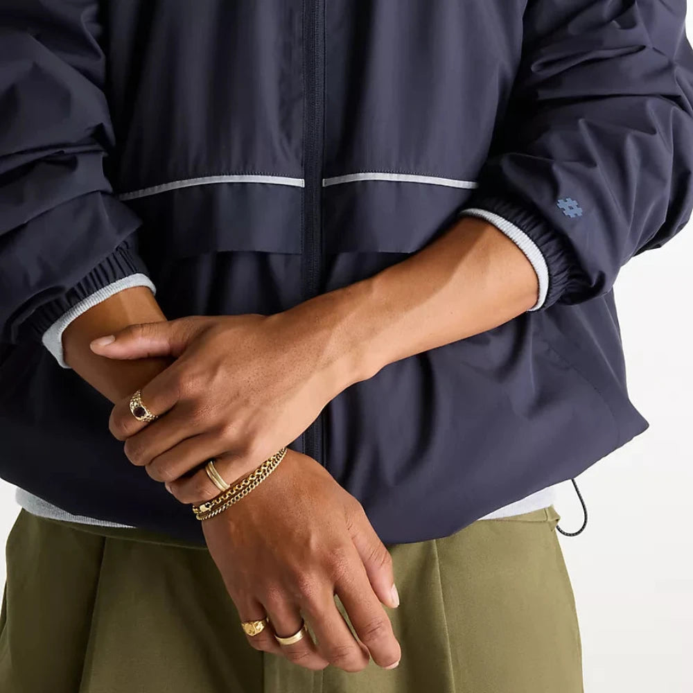 New Balance Numeric Archive Jacket Model Close-up