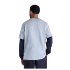 New Balance Numeric Jersey Cotton T-Shirt Athletic Grey Model Back