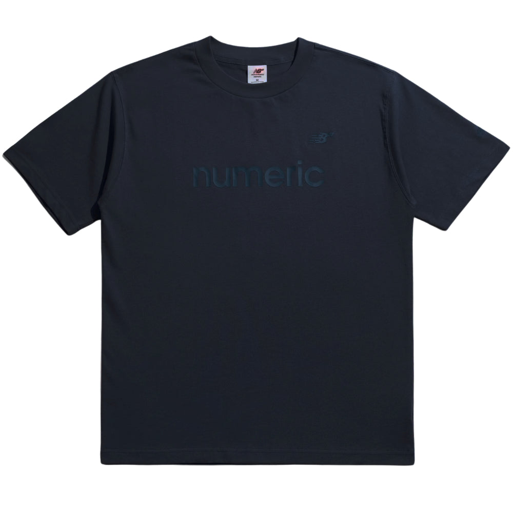 New Balance Numeric Jersey Cotton T-Shirt Dark Night Blue Front