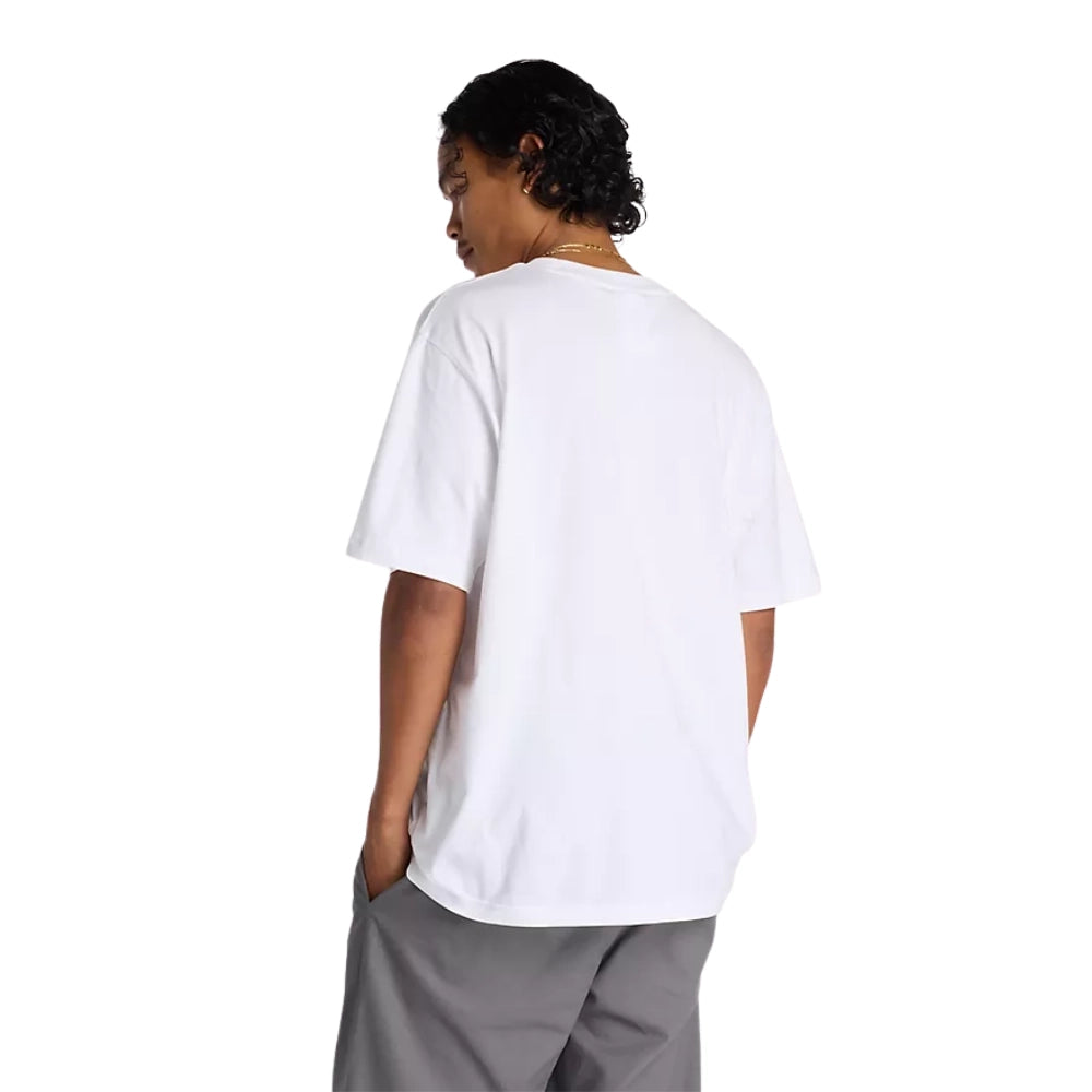 New Balance Numeric Small Logo T-Shirt WhiteBack View