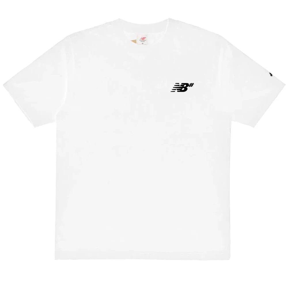 New Balance Numeric Small Logo T-Shirt White Front