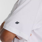 New Balance Numeric Small Logo T-Shirt White Sleeve Logo Close Up