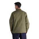 New Balance Numeric Thermal Jacket Wakame Green Back Model View