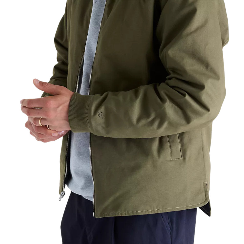 New Balance Numeric Thermal Jacket Wakame Green Side Close Up