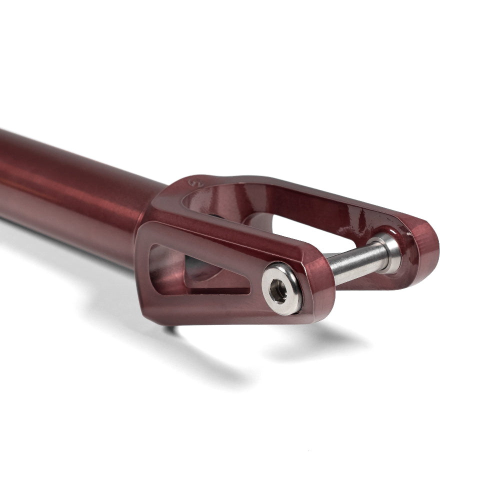 North Scooters Nova 30mm Scooter Fork Wine Red Stainless Steel Axle
