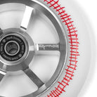 North Scooters Riley Maltais Sig. 110X24mm Scooter Wheels Signature Close Up