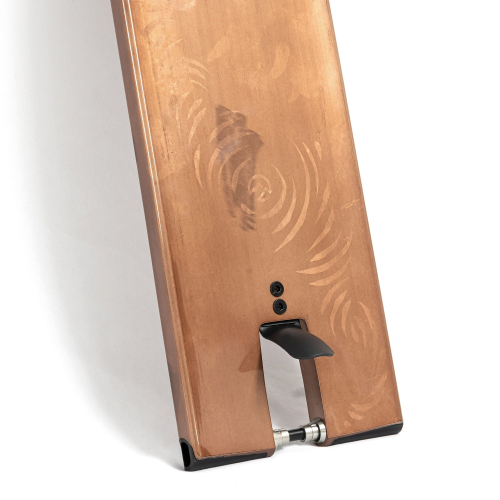 North Scooters Unity 6.5in G7 Scooter Deck Trans Rust Top Design
