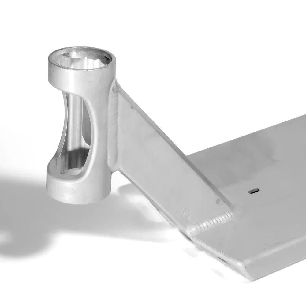 North Scooters Unity Scooter Deck Raw Raw Headtube