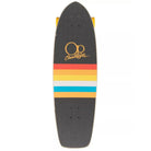 Ocean Pacific Sunset White Navy Surf Skate 9.75in - Cruiser Complete Top Griptape