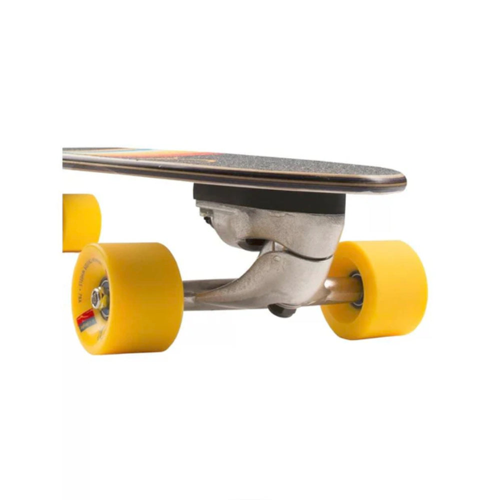 Ocean Pacific Sunset White Navy Surf Skate 9.75in - Cruiser Complete Surf Trucks