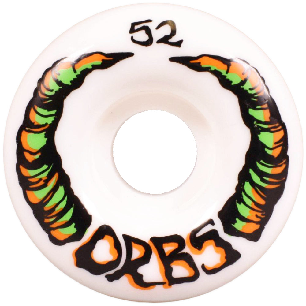 Orbs Apparitions Round 99a 52mm White - Skateboard Wheels