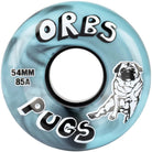 Orbs Pugs Swirls 85A Black / Blue 54mm - Skateboard Wheels