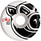 Pig Head C-Line Conical White/Black 52mm - Skateboard Wheels