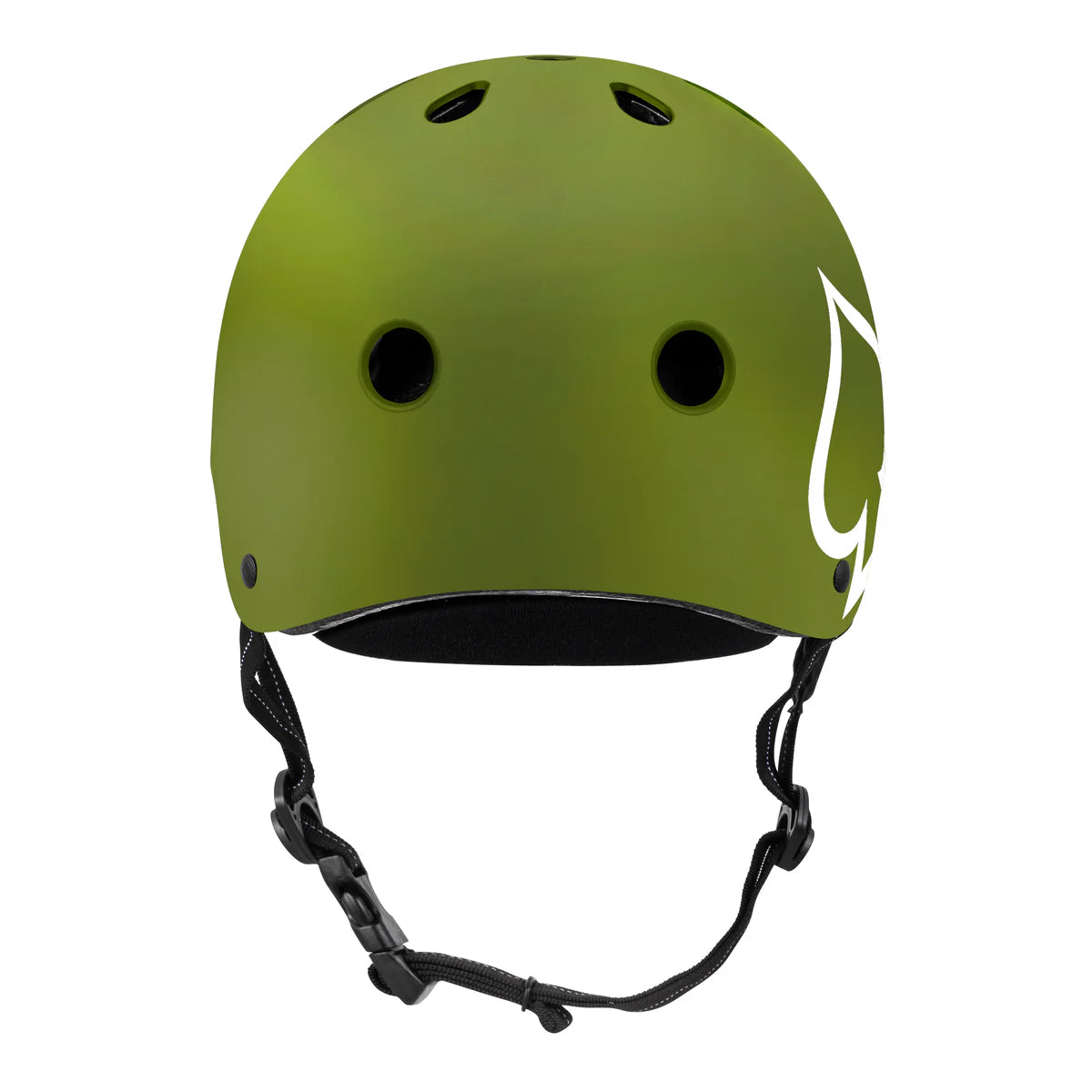 Pro-Tec Low Pro Helmet Matte Army Green Back View