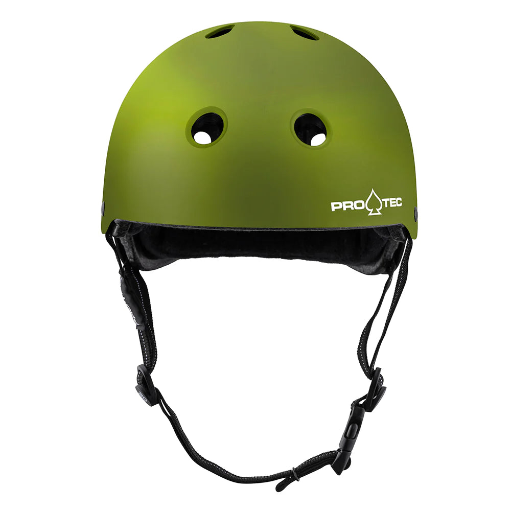 Pro-Tec Low Pro Helmet Matte Army Green Front