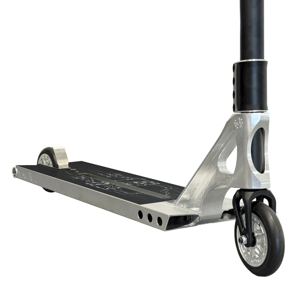 Proto TDI Black Raw Custom Scooter Close Up