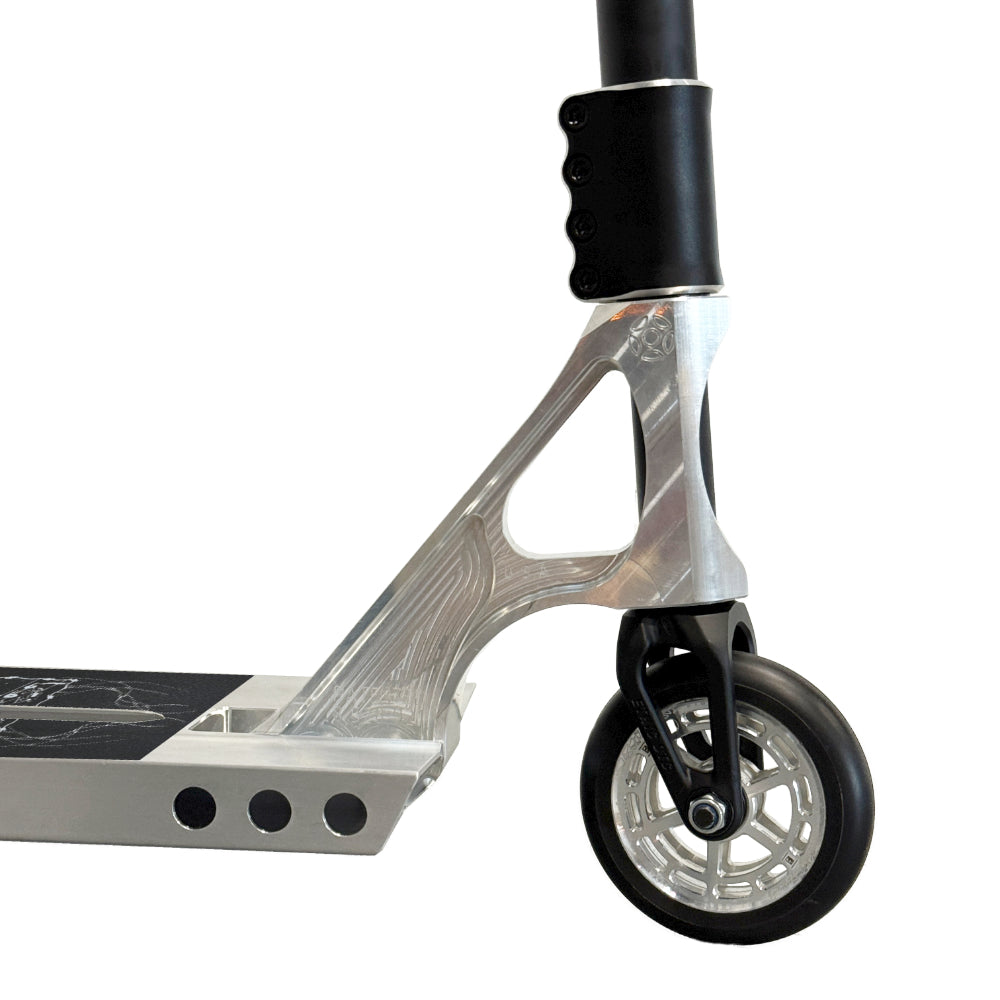 Proto TDI Black Raw Custom Scooter Side Close Up