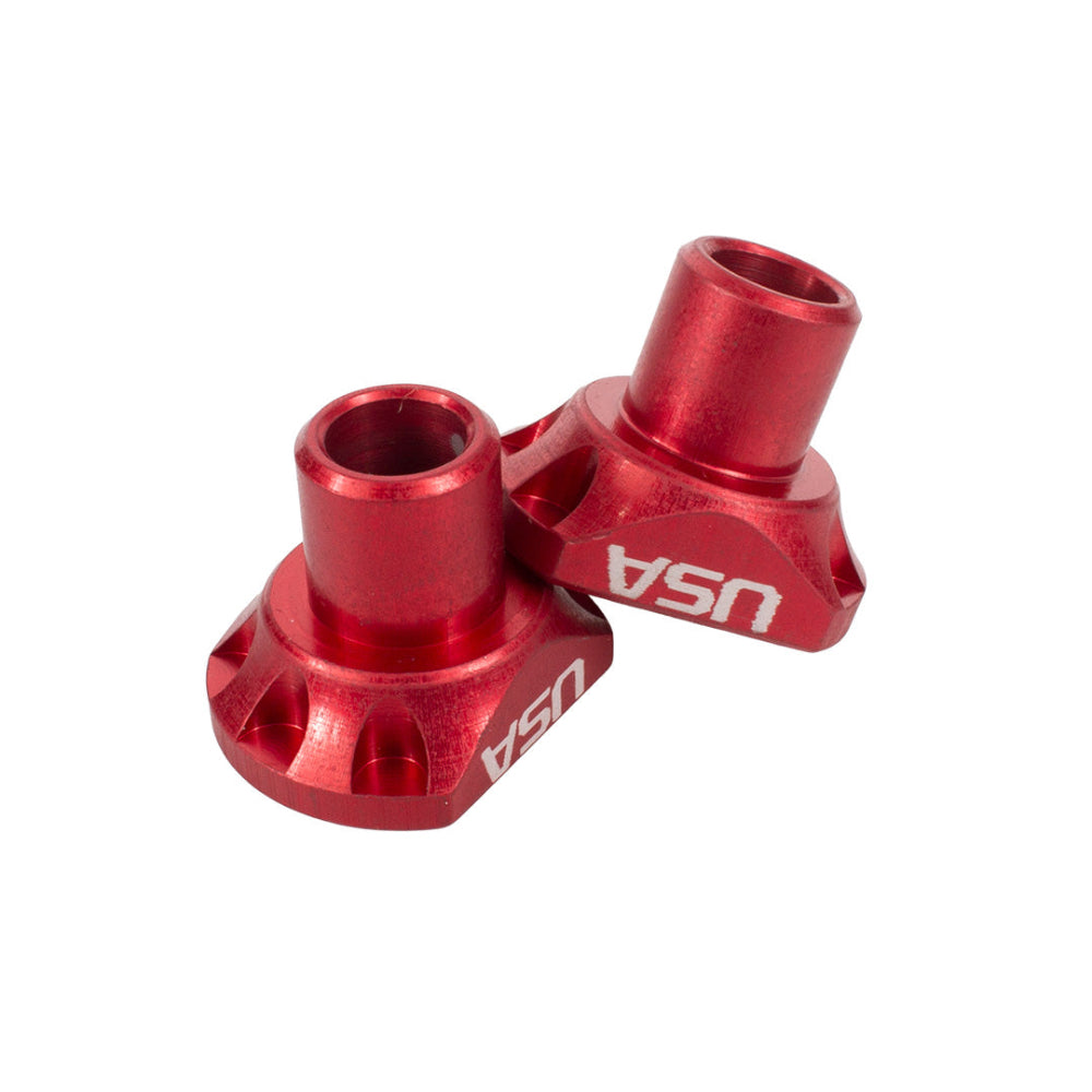 Proto UFO Rear Wheel Adapters For TDI DEX Red 12STD