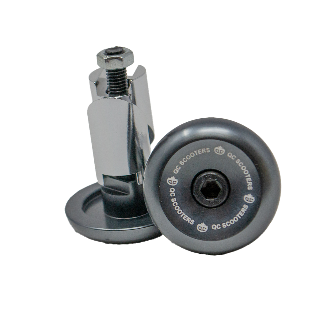 Designed to seamlessly fit into aluminium, steel, and titanium bars, our QC Scooters aluminum bar-end ensures compatibility across a wide range of scooter setups, offering versatility without compromise.